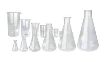 Graduated jugs Erlenmeyer flasks
