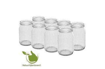 Glass bottles and jars