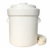 Mini fermentatiepot 2 liter (Creme/Modern) met verzwaringsstenen