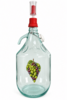 Gistingsfles 5 Liter met Beugeldop, Rubberdop &amp; Waterslot