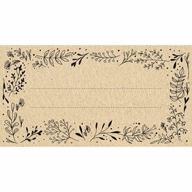 Zelfklevende ecolabels 85/45 mm - 20 st.