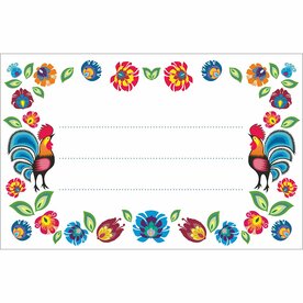 Zelfklevende etiketten volkspatroon 85/55 mm - 20 st.