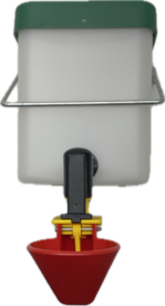 Drink bottle with little cup 0.5 l naturel incl.beugel