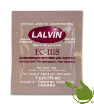 Gedroogde gist EC1118 Lalvin&trade; - 5 g