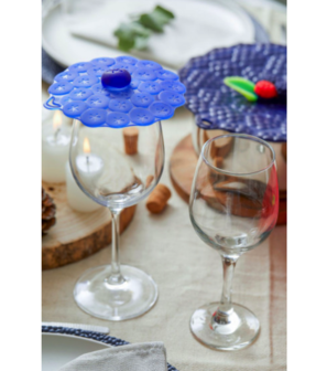 Drink Cover Blueberry - Set van 2 - 10cm Charles Viancin