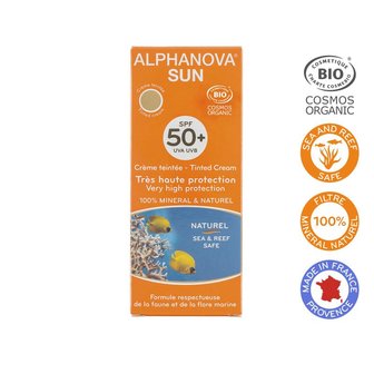 Sun vegan gekleurde dagcreme SPF50 medium tint