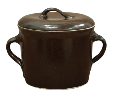 Aardewerk pot van1.8 liter