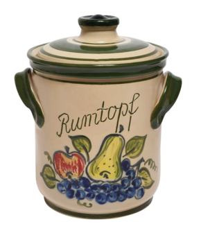 Rumtopf met fruitmotief 5 liter