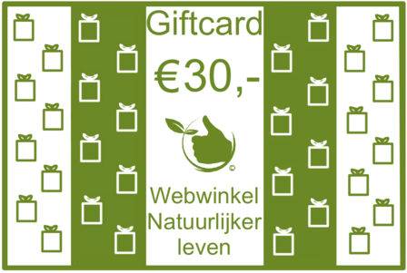 Cadeaukaart &euro; 30,-