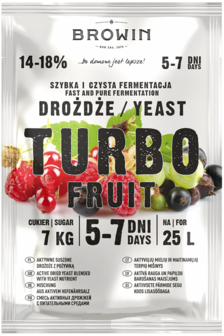 Turbo Fruit Wijn Gist 5-7 dagen