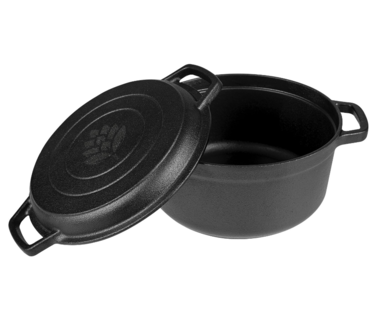 Gietijzeren grillplaat en pan 3,5 l