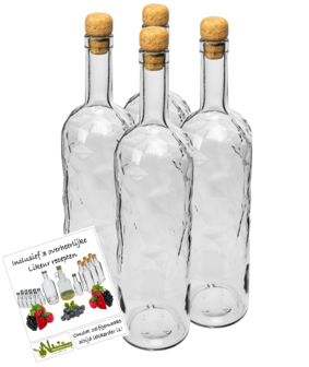 Spirit Bottles - 1 Liter Glass Bottle