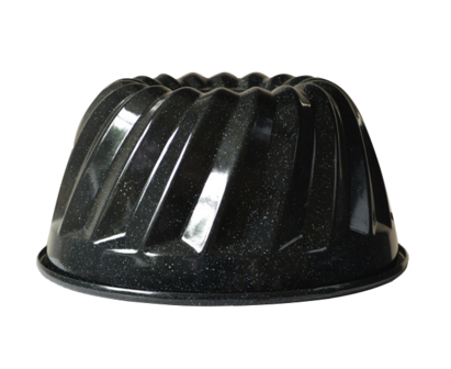 Tulband cakevorm zwart 18 cm