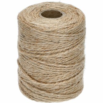 Jute touw 110 meter x 2 mm 250 gram