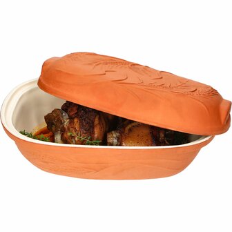 Romeins geglazuurde ovenschaal 4,5 L