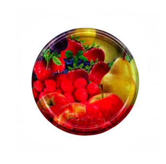 Glazenpotten 900 ml met twist-off deksel (Gemengd fruit) 8 stuks