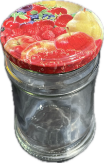 Jampotten 6x8  inclusief deksel