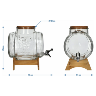 Likeur of tinctuur vaatje van 5 liter