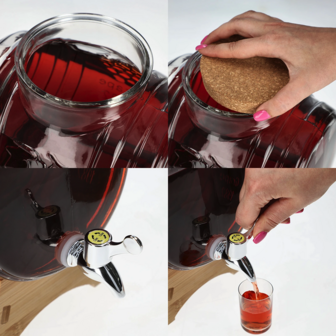 Likeur of tinctuur vaatje van 5 liter
