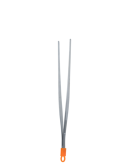 Keukenpincet, Recht, 24 cm, RVS