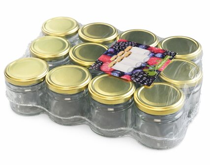 Glazen potjes 210ml 12 stuks