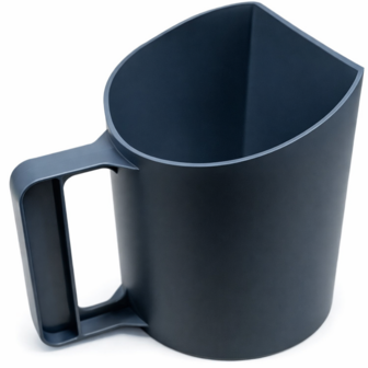 Natuurlijker leven voerschep 1kg (bekermodel) GRIJS