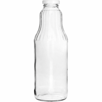 Natuurlijker leven sapfles met streepkraag 750 ml