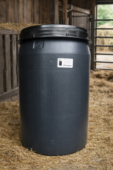 Natuurlijker leven opberg/voerton met schroefdeksel 40 liter