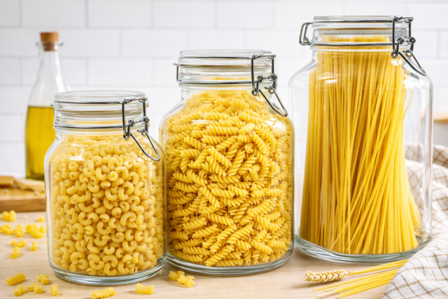 Ronde glazenpot van 4 liter met klemsluiting