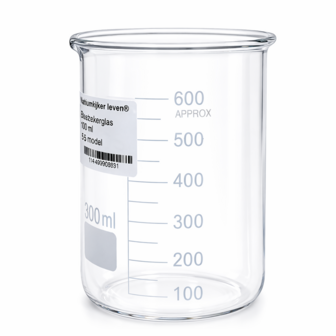 Bekerglas laag model 600 ml