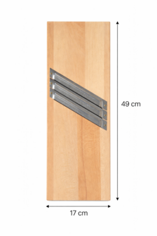 Koolsnijder/madoline 49 cm x 17 cm