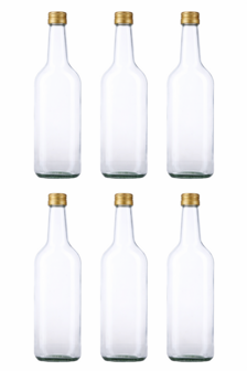 6 x Glazenfles Standaard 700ml