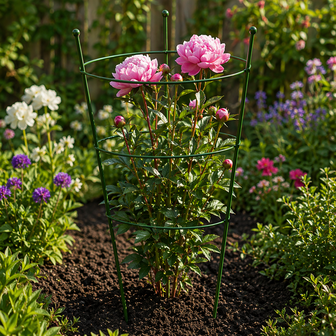 Tuinplantensteunringen, 3 ringen 1,25 m