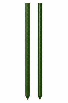 Bioogr&oacute;d tuinpalen - gecoat staal, 1,5 m, &Oslash;11 mm, 10 stuks