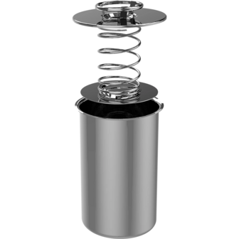 Multifunctionele pan met mand en hammaker