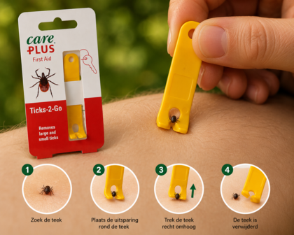 Care Plus Tick Out Ticks 2 Go &ndash; Tekenverwijderaar &ndash; Veilig &amp; Eenvoudig