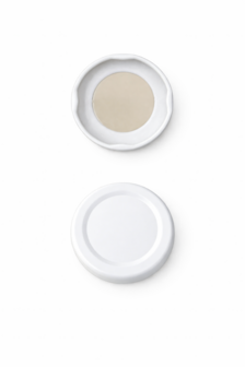 Twist-off deksel 48 mm wit