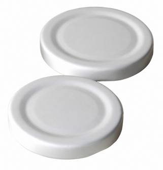Twist-off deksel 48 mm wit 10 stuks
