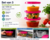 Set van 3 voedselbewaardoos 1230ml