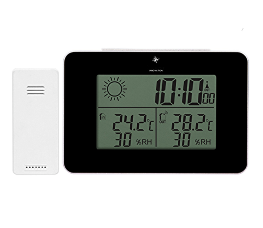 RCC weerstation - thermometer / hygrometer met klok