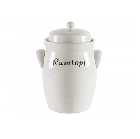 Rumtopf 5 liter crèmekleurig