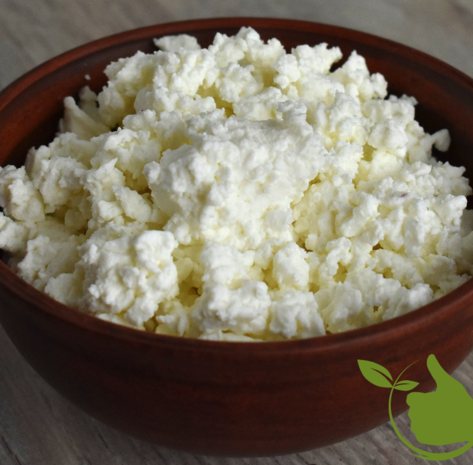 Zelfgemaakte Cottage Cheese