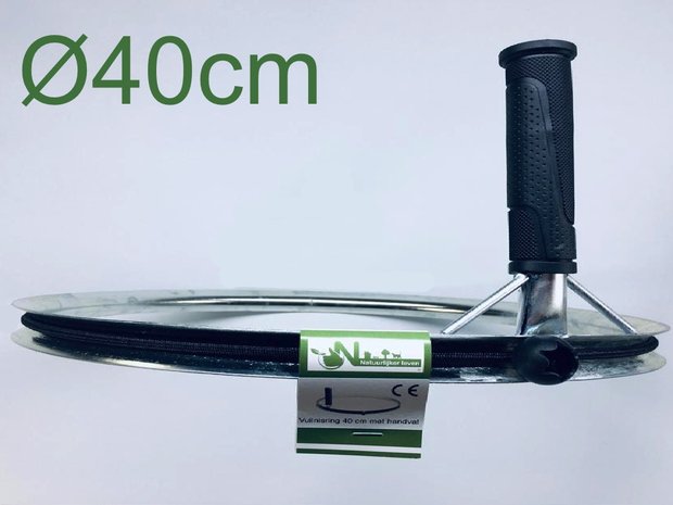 Vuilnisring 40 cm met handvat