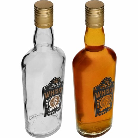 Glazenfles "Whisky" 500ml