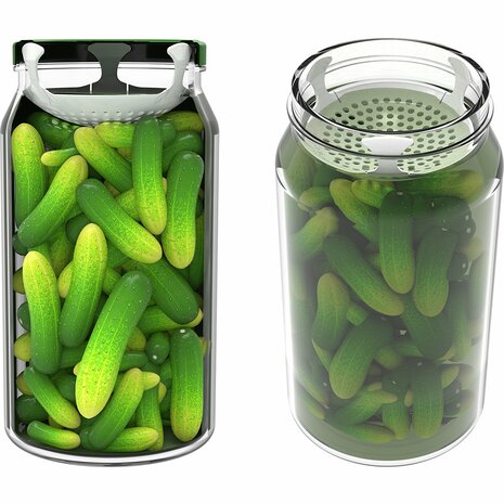 Natuurlijker leven® set pickle presses 
