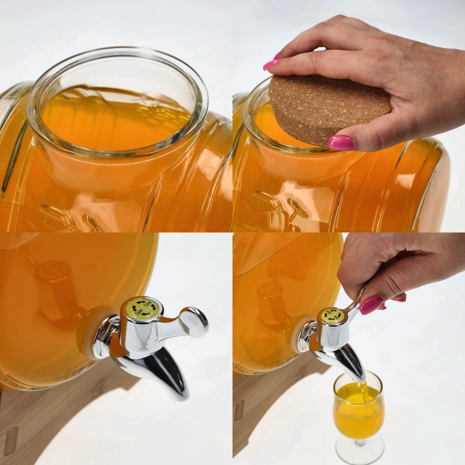 Likeur of tinctuur vaatje van 3 liter