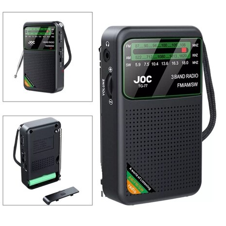 Full-Range Pocket Radio FM/AM/FW