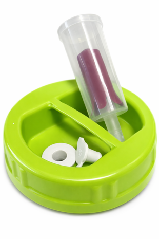 Glazenpot 5 liter met deksel en waterslot