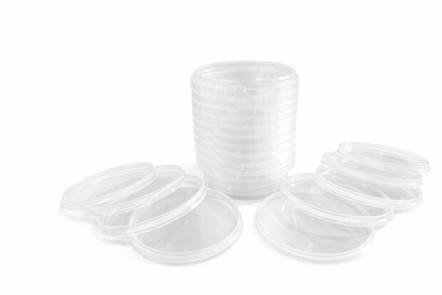 Ronde bakjes 300ml met deksel