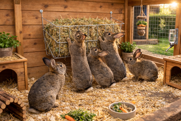 Ruifje metaal 30x10,5x19cm